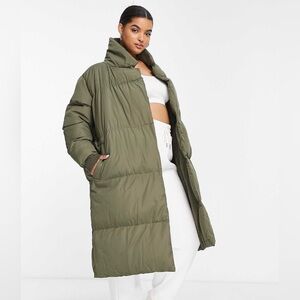 ASOS NWT Threadbare Plus Oversized Puffer Maxi Coat